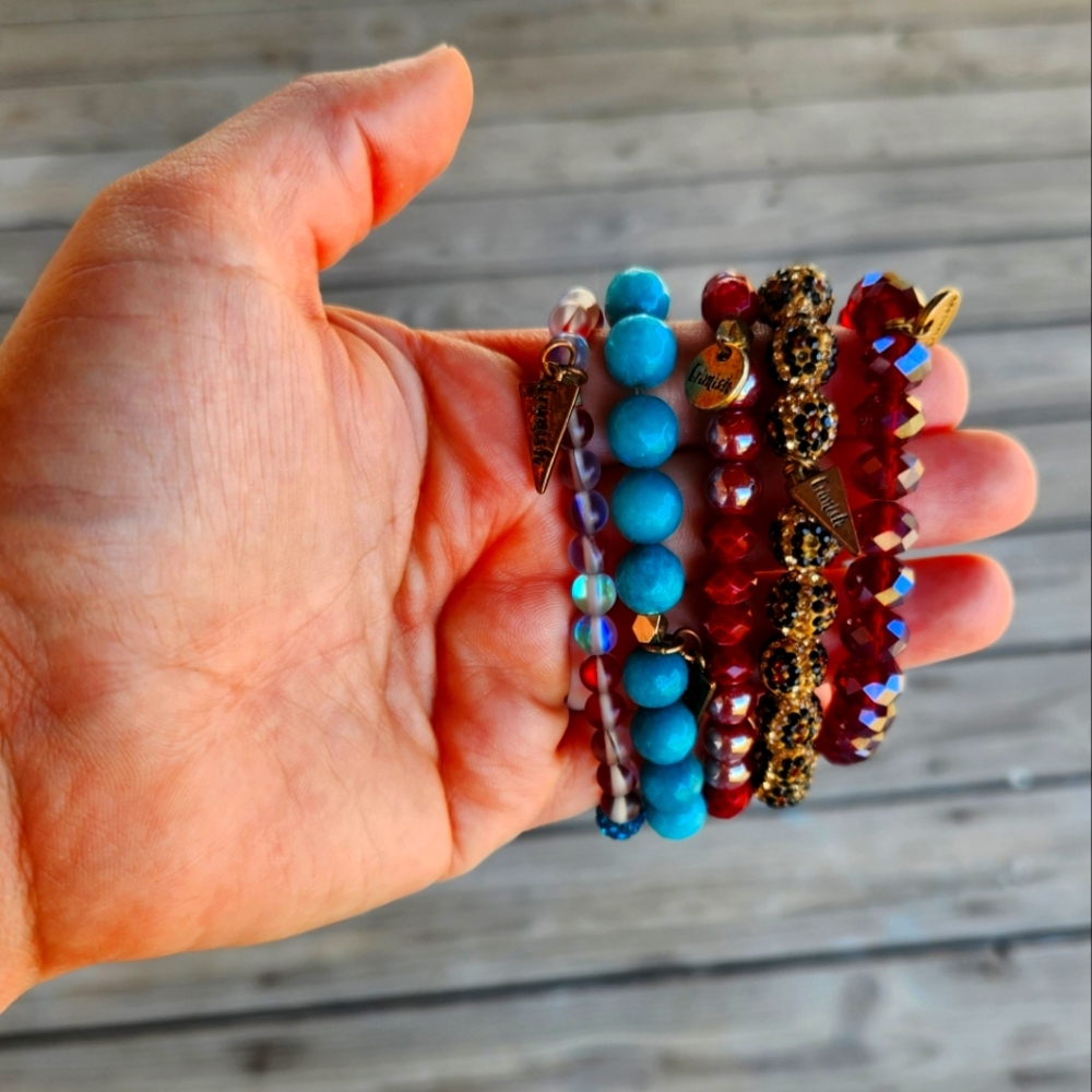 Stack of 5 Ermish Bracelets